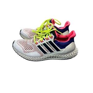 adidas Ultra4D Multi-Color Pink Lime Sneakers W 8.5